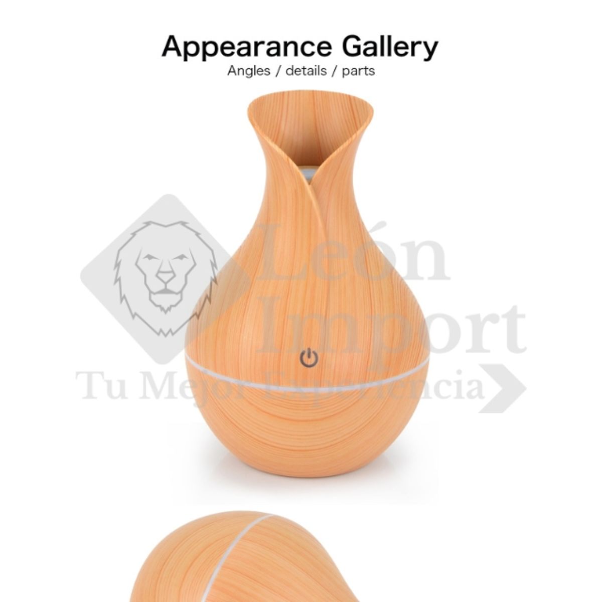 GENERICO - Humidificador de Aire Aromatizador 300ml Usb + 12 Esencias