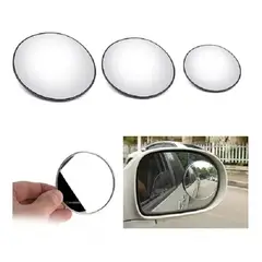 GENERICO - Set 3 Espejo Retrovisor Punto Ciego 90mm 70mm 45mm 223478
