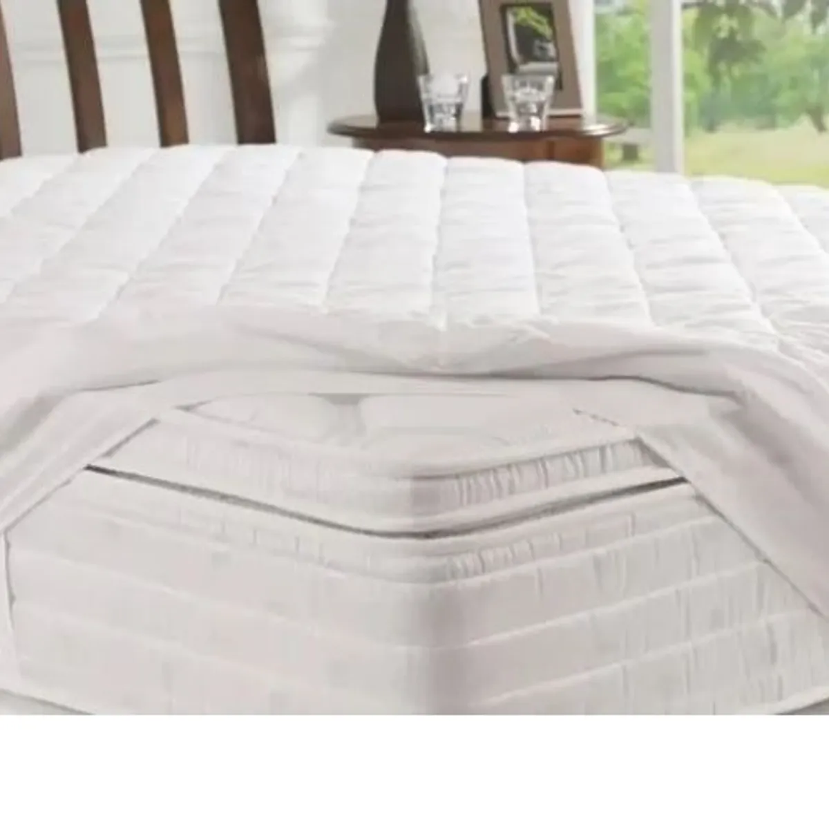 GENERICO - Cubrecolchon Impermeable  King incluye 2 Fundas de Almohada