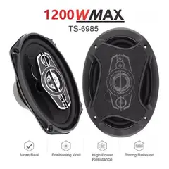 GENERICO - Kit 2 Parlantes Auto 6x9 Ovalados 1200w Coaxial 5 Vías Hifi 213092