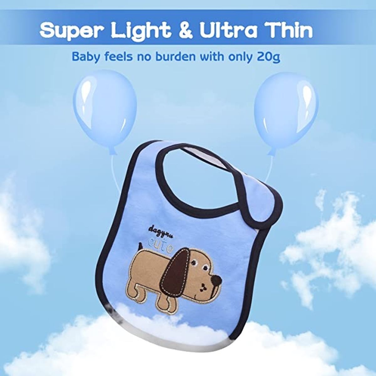 GENERICO - Pack 12 Baberos de Tela Diferentes Diseño Niños