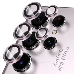 GENERICO - Protector De Lentes Para Samsung S23 Ultra - Rosado