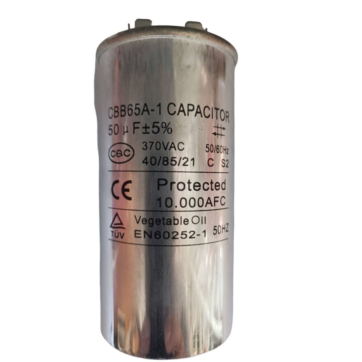 GENERICO - Capacitor 370v 50Uf para compresores
