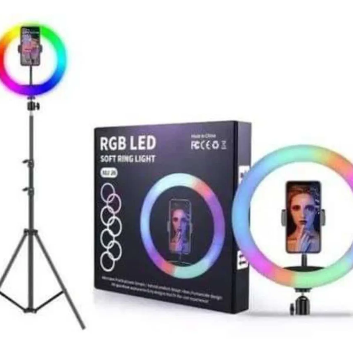 GENERICO - Aro Luz Anillo Led Rgb 10 Pulgadas Premium