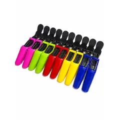 GENERICO - Set 10 Pinzas Para Tomar El Cabello Peluquería Profesional