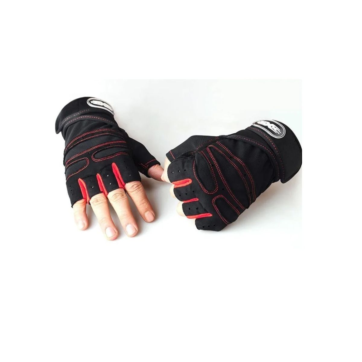 GENERICO - Guantes Entrenamiento Gym Levantamiento De Pesas Negro M