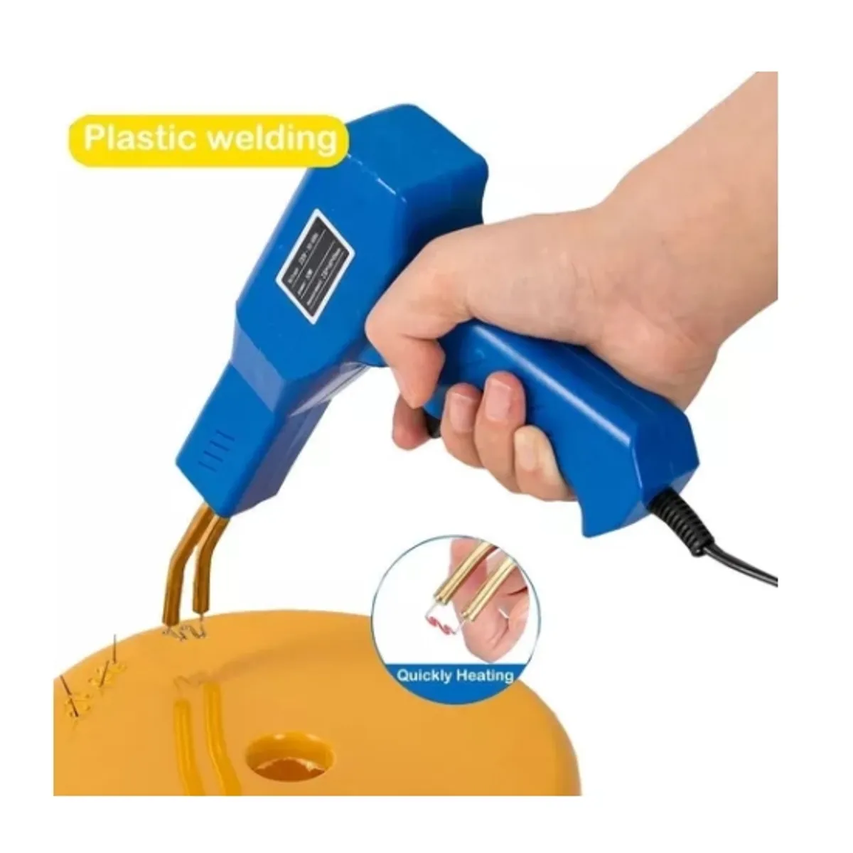 ESHOPANGIE - Máquina Pistola De Soldar Grapadora De Plástico Caliente 50w