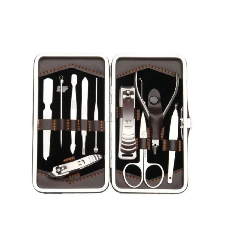 GENERICO - Set Manicure 10 Piezas Herramientas Uñas Profesiona