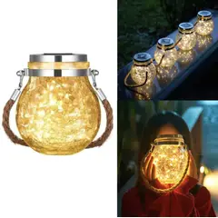 GENERICO - Esfera led solar en luz Cálida resistente al agua iluminación exterior