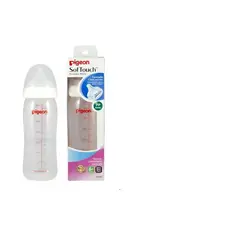 PIGEON - Biberón Boca Ancha Peristaltic Softouch 330 Ml