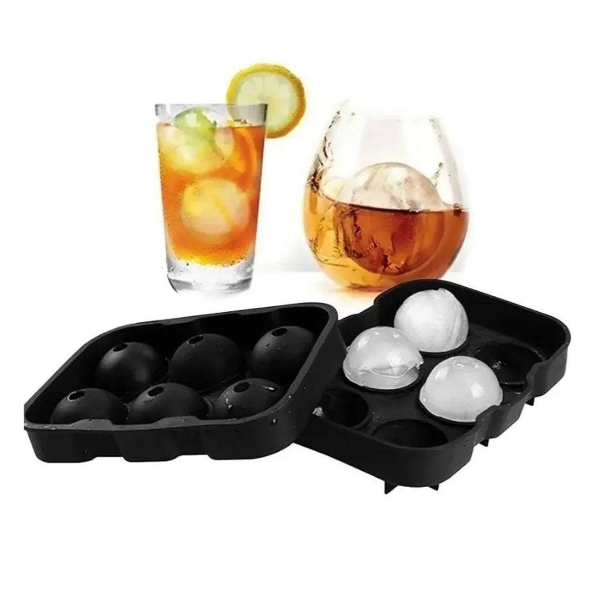 GENERICO - Cubeta De Hielo Silicona Redondo