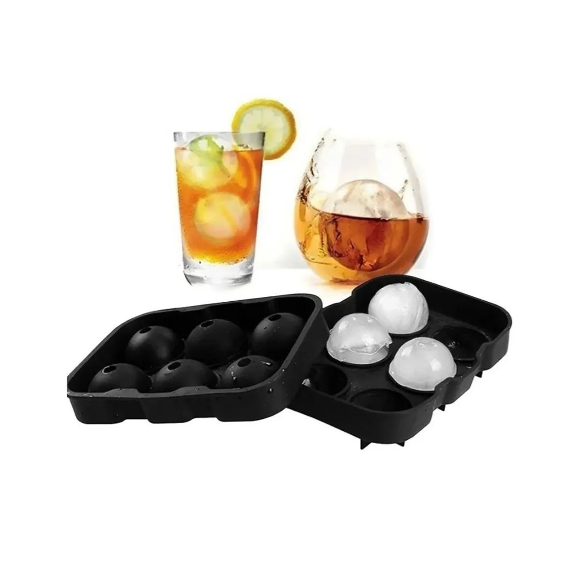 GENERICO - Cubeta De Hielo Silicona Redondo