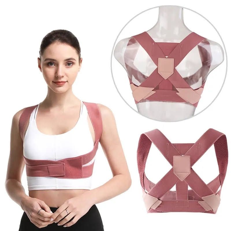GENERICO - Corrector De Postura Soporte Espalda Clavicula Mujer Hombre T-S