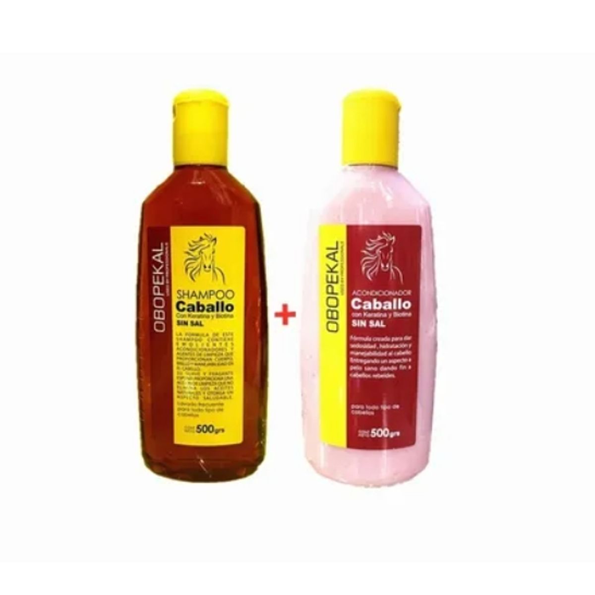 OBOPEKAL - Pack Shampoo  Acondicionado Caballo Obopekal 500ml