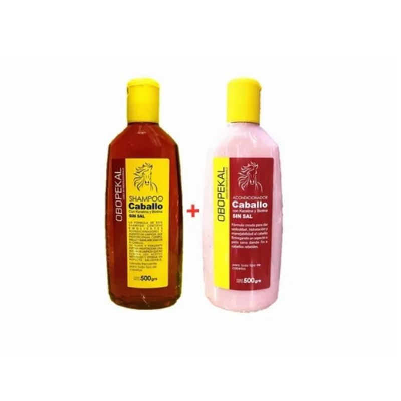 OBOPEKAL - Pack Shampoo  Acondicionado Caballo Obopekal 500ml