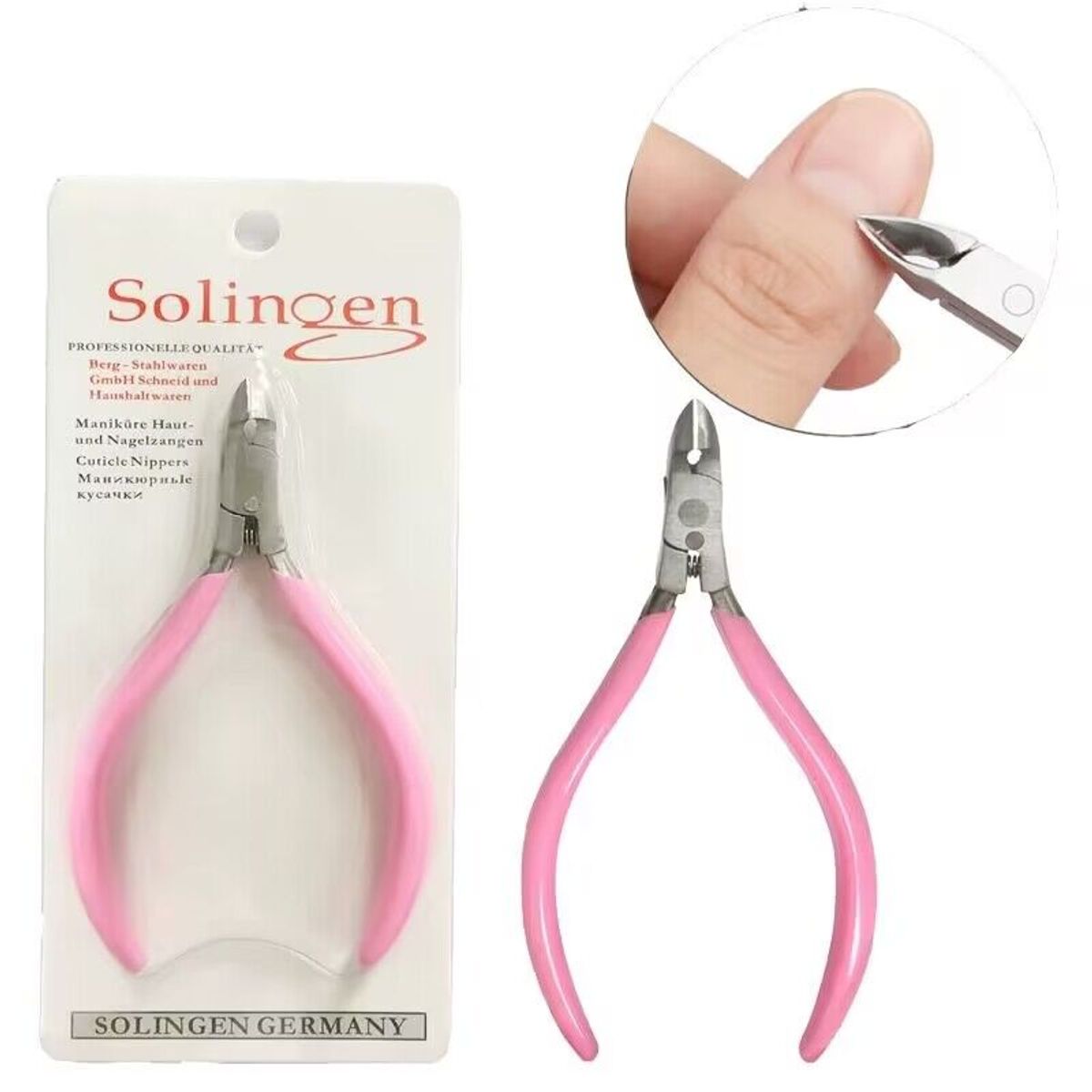 GENERICO - Cortador De Uñas Cutícula Manicura Corta Cutícula Acero