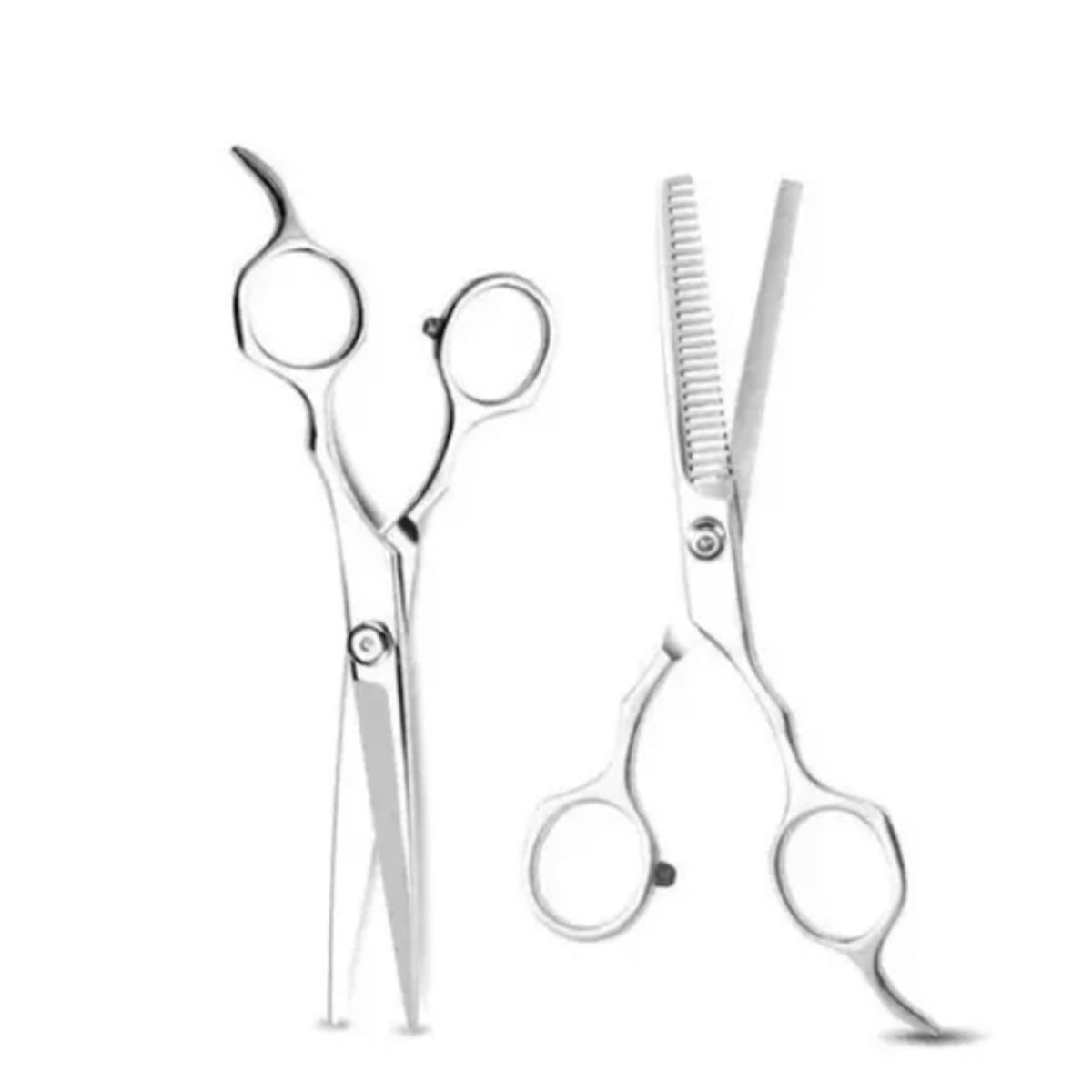 GENERICO - Set Tijera De Corte Filo Navaja  Esculpidora Peluquería