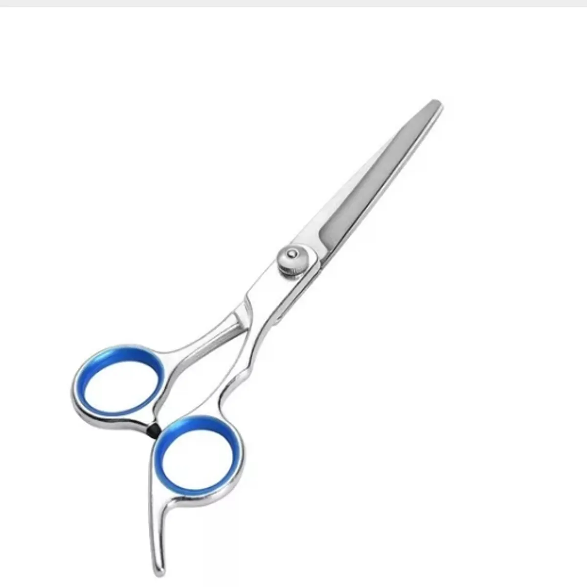 GENERICO - Tijera Peluquero Filo Navaja Profesional Azul