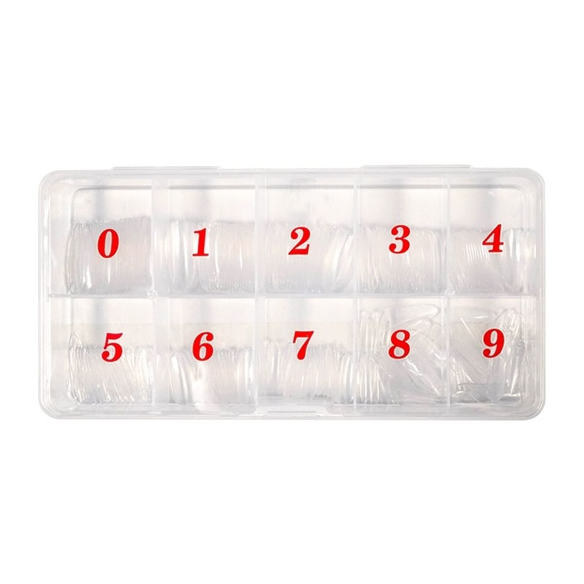 GENERICO - Caja De Uñas Postizas Transparente ( 500 Unid )