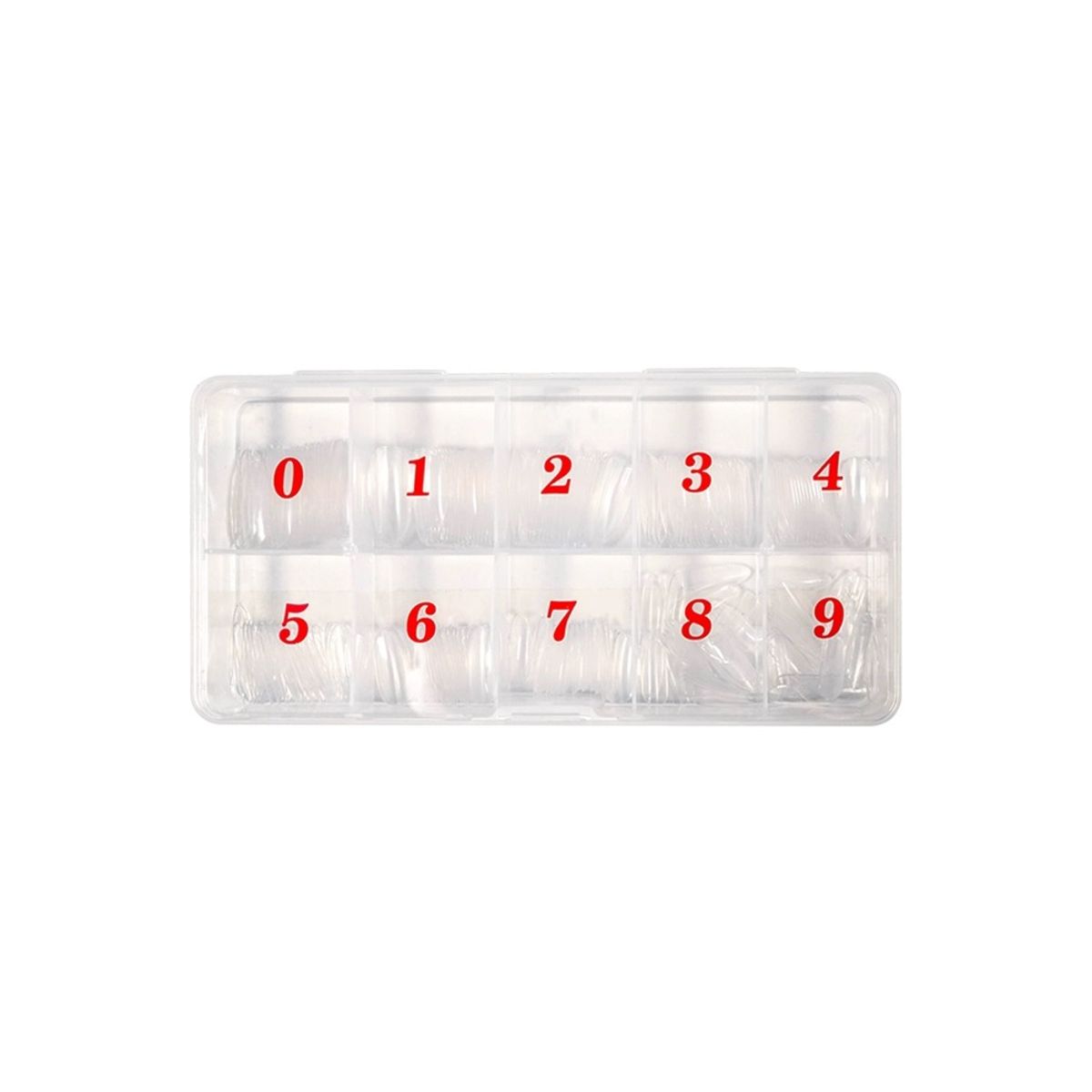 GENERICO - Caja De Uñas Postizas Transparente ( 500 Unid )