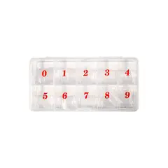 GENERICO - Caja De Uñas Postizas Transparente ( 500 Unid )