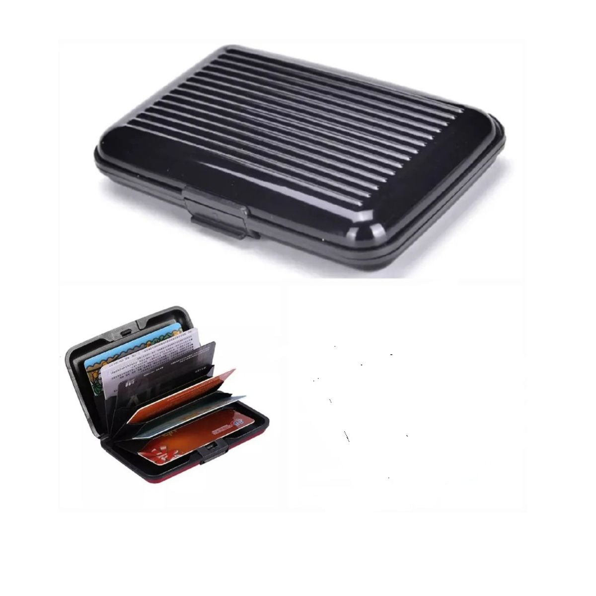 GENERICO - Tarjetero Metálico PORTA TARJETAS