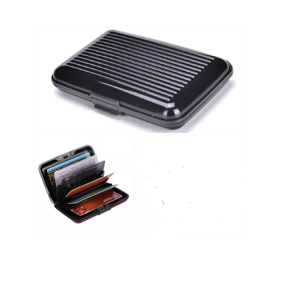 GENERICO - Tarjetero Metálico PORTA TARJETAS