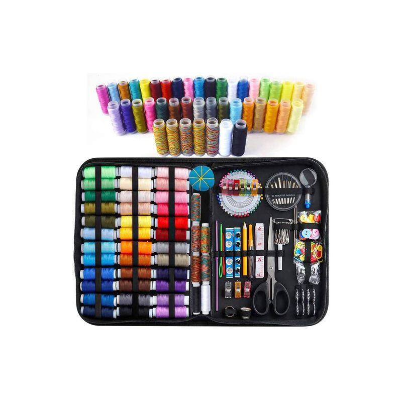 GENERICO - Set De Costura Costurero De Lujo Con Agujas Y Hilos 172pcs