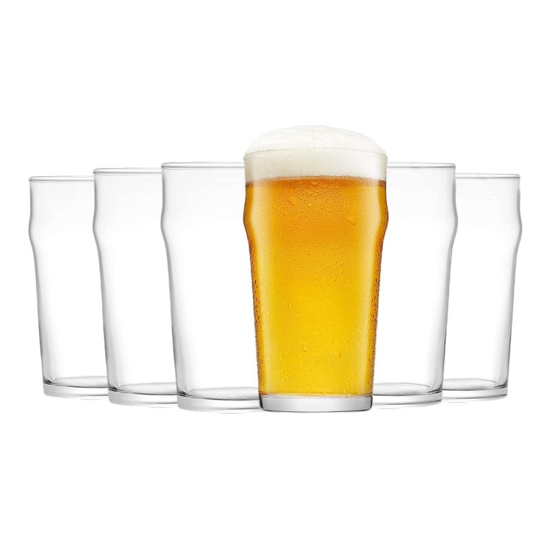 GARBO GLASSWARE - Vaso Cervecero Cotidian 510ml Set De 6 Unidades