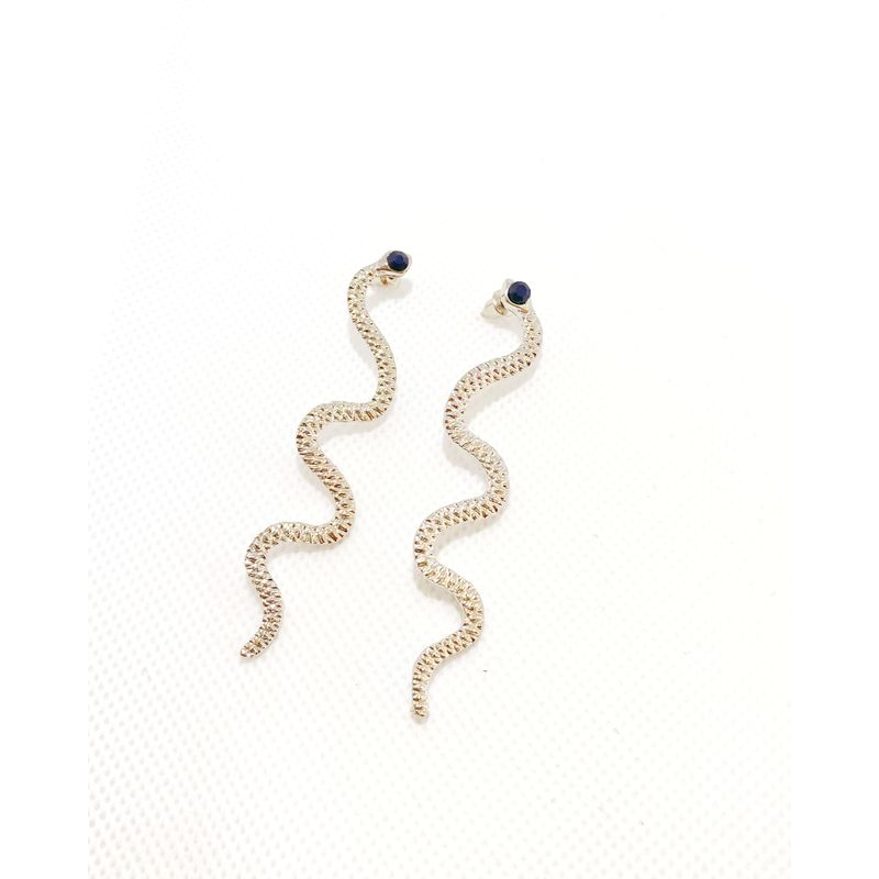 KALANIA - AROS SERPIENTE PLATEADO