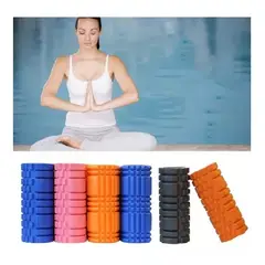 GENERICO - Rodillo Resina Yoga Masaje Elongación Textura 237055 Violeta