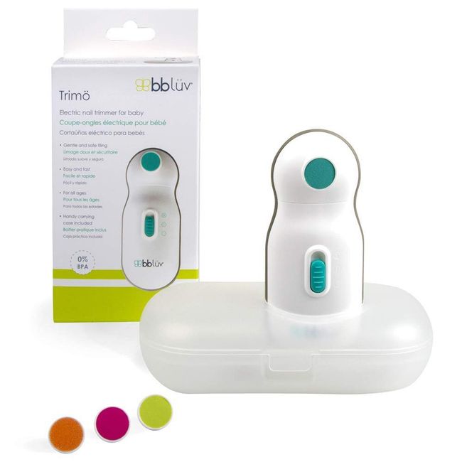 BBLUV - Limador Corta Uñas Eléctrico Kit Para Bebe BBLUV