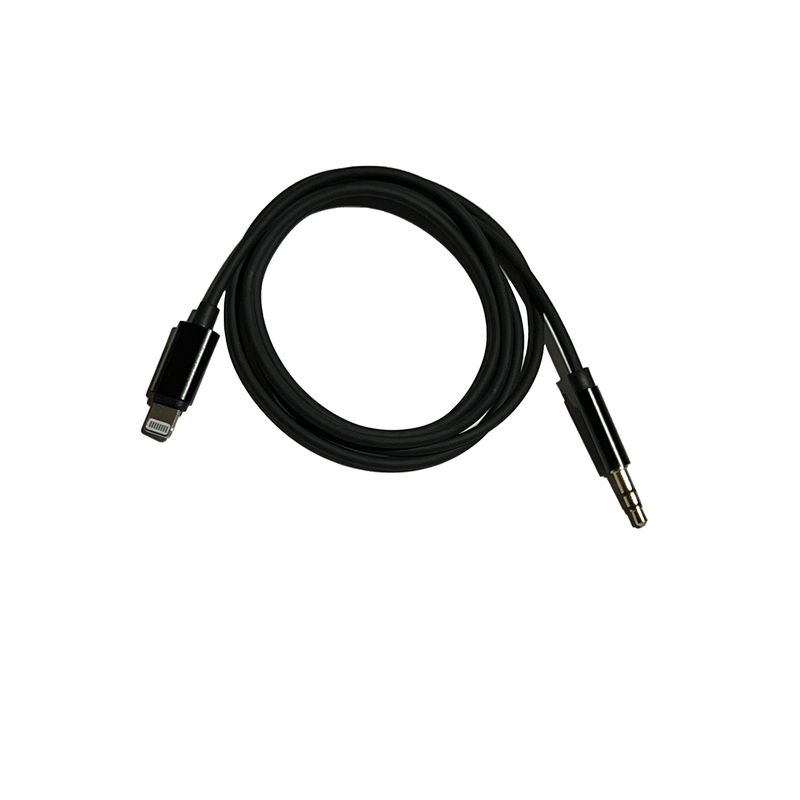 GENERICO - Cable Auxiliar Iphone Lightning a conector jack 1 metro