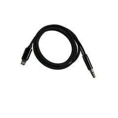 GENERICO - Cable Auxiliar Iphone Lightning a conector jack 1 metro
