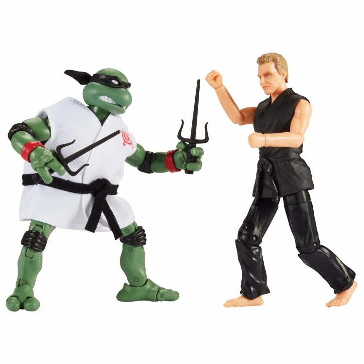PLAYMATES TOYS - Pack TMNT Vs Kobra Kai Raphael Vs John Kreese