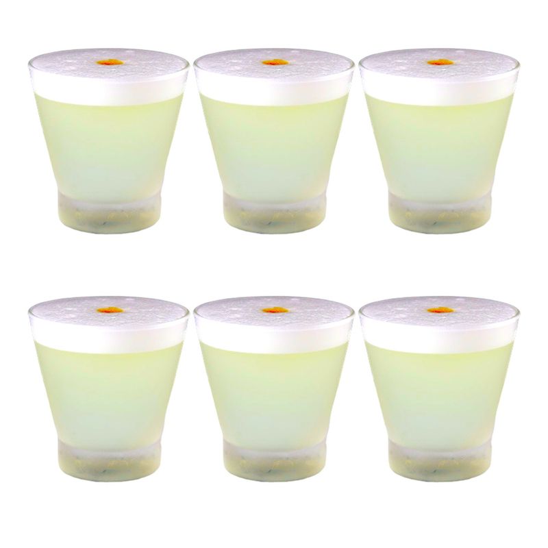 CHERRY - Vasos Pisco Sour, Kero Pavonado, De 10 Oz X6 Unidads