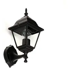 GENERICO - Farol Aplique Lorain Estilo Rústico - Vintage Negro