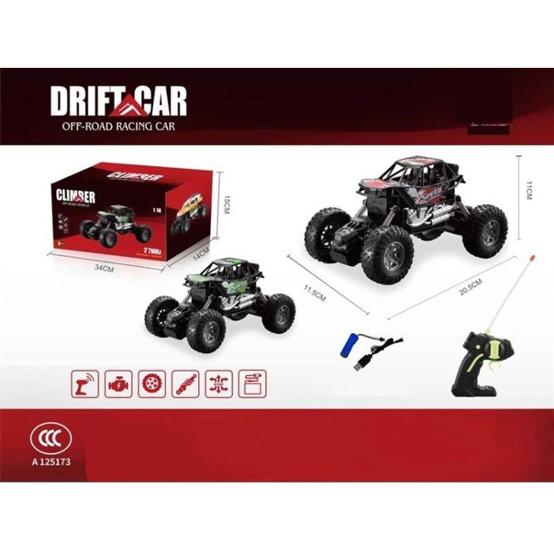 CLIMBER - CAMIONETA TODO TERRENO CONTROL REMOTO 118