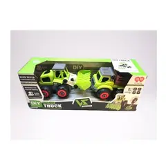 GENERICO - CAMIONES DESARMABLES CON DESTORNILLADOR AMARILLO