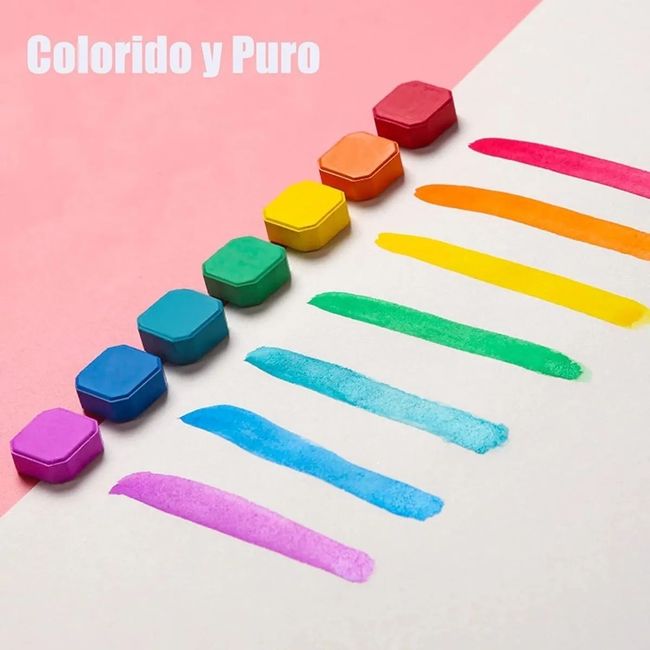KUANGYE - Acuarelas Profesionales 48 Colores Funda Negra