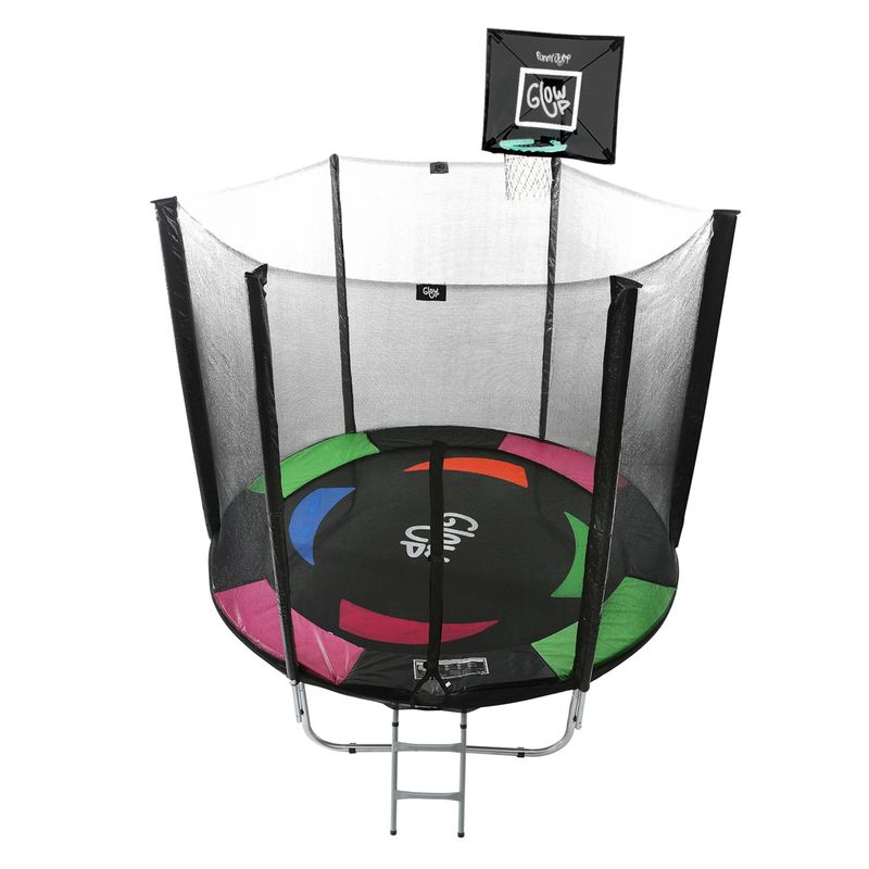 GLOWUP - Pack Cama elástica 10ft Ed Exclusiva P Set de Basketball