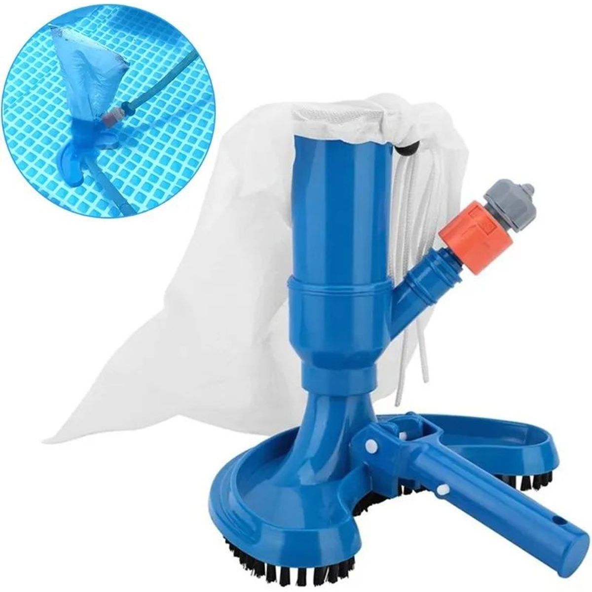 KUANGYE - Aspiradora Cabezal Cepillo Limpieza Piscina Por Succión