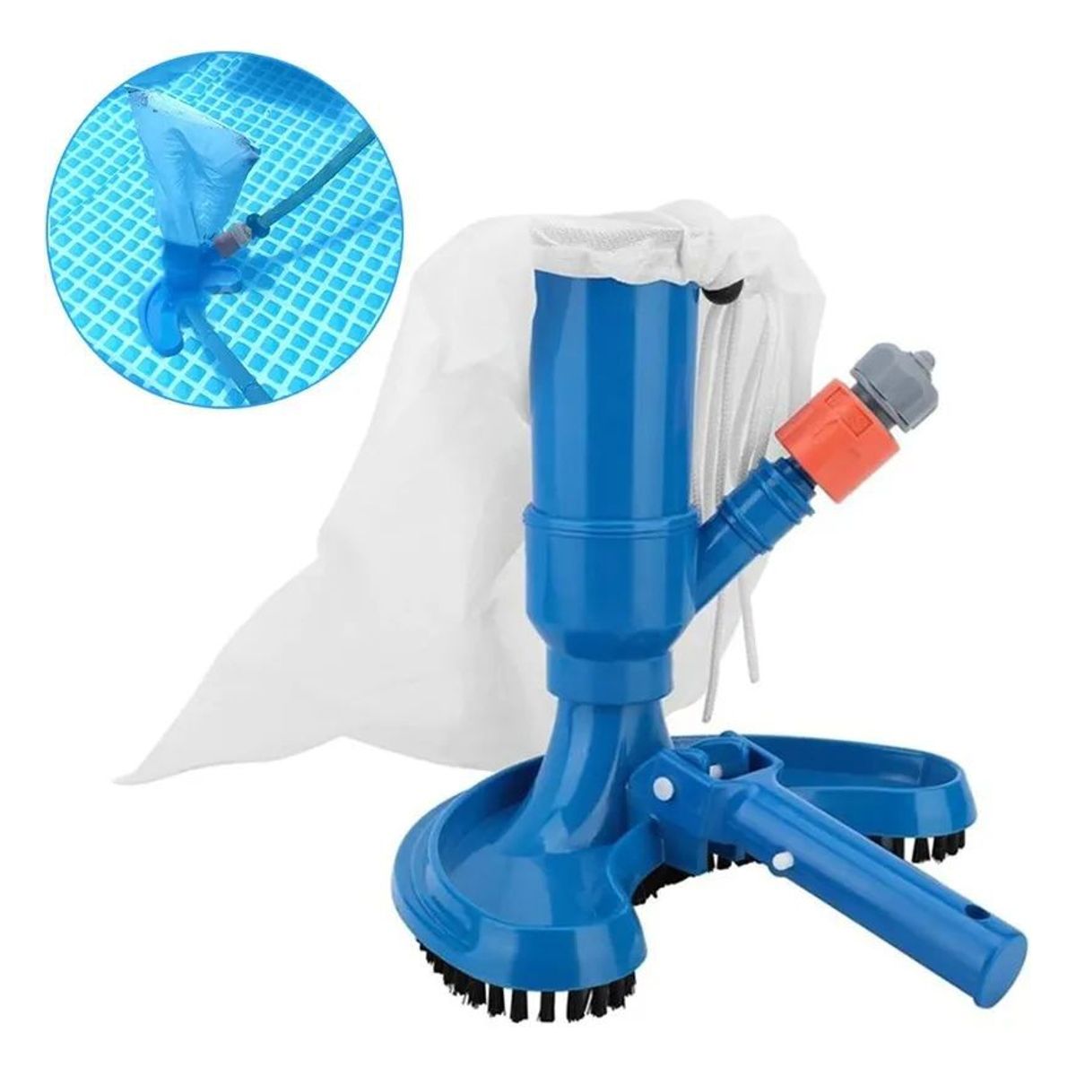 KUANGYE - Aspiradora Cabezal Cepillo Limpieza Piscina Por Succión