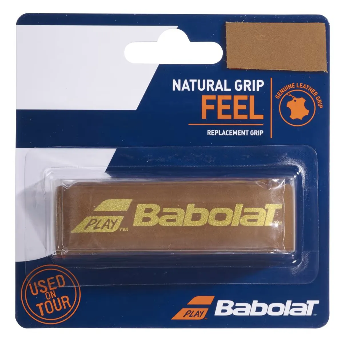 BABOLAT - GRIP BABOLAT NATURAL CUERO MARRON