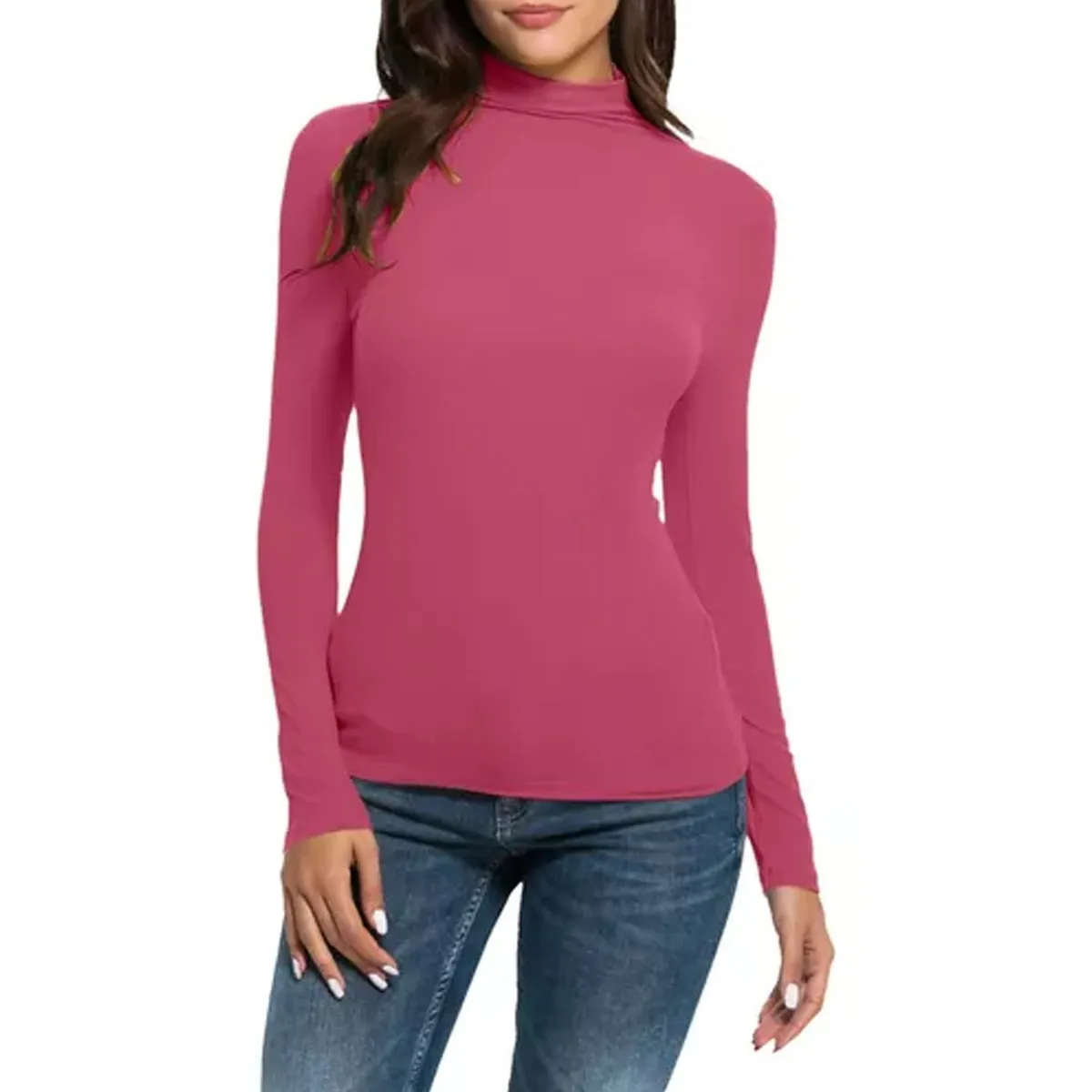 EVERSO - Pack 3 Camiseta Beatle Bambu Liso Mujer  Sin Polar