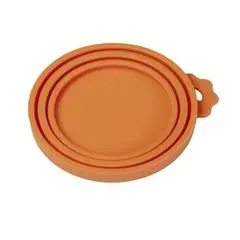 MASCAN - Tapa De Silicona Para Latas Naranja Perro