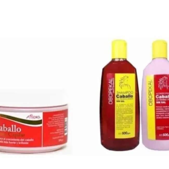 OBOPEKAL - Kit Shampoo  Acond 500ml Obopekal  Crema De Caballo 300ml