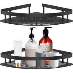 WAKESHOME - Esquinero Organizador De Baño Cocina Giratorio Portátil