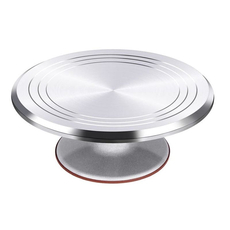 WAKESHOME - Base Giratoria Metálica De Pastel Para Repostería Decorativa