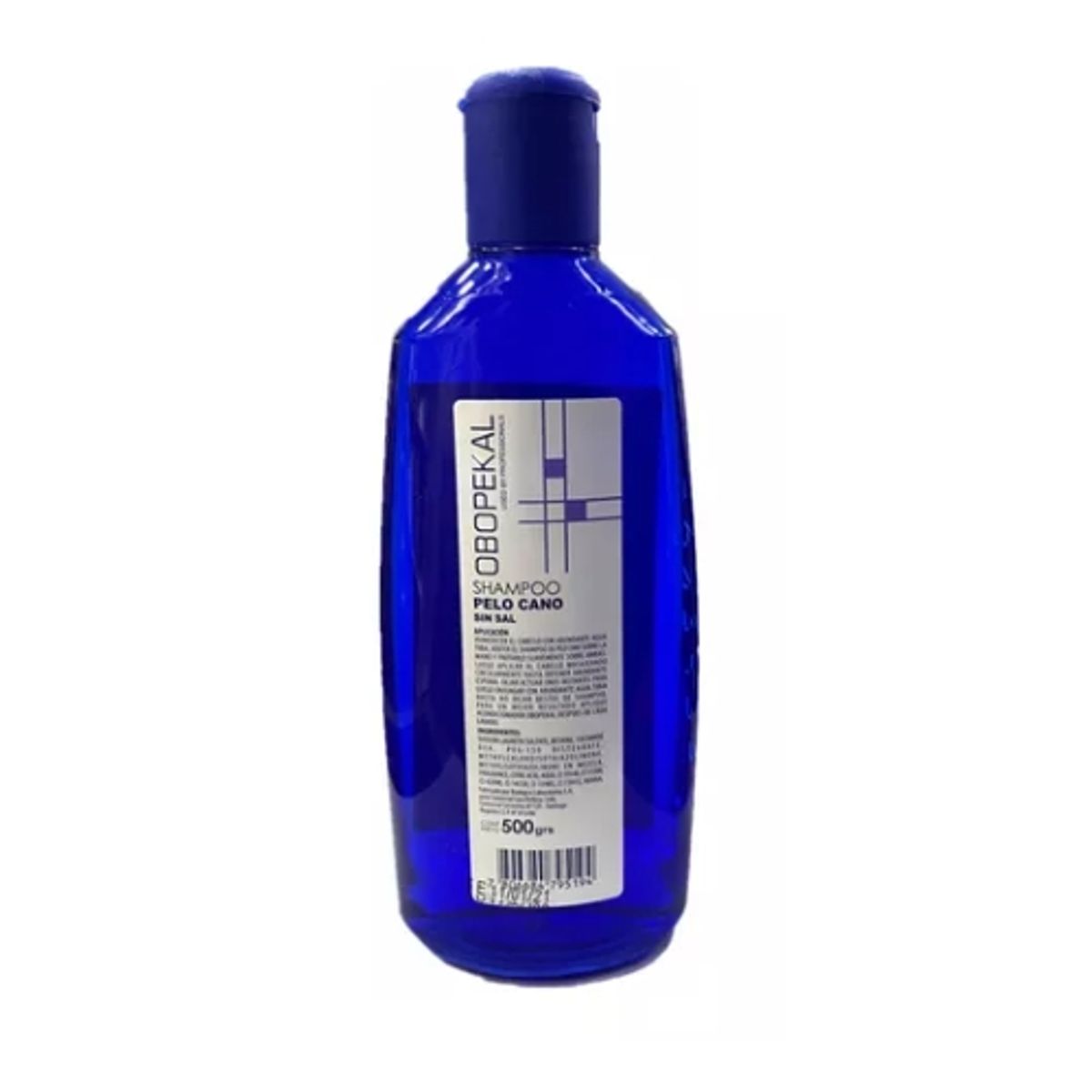 OBOPEKAL - Pack 10 Shampoo Pelo Cano Con Henna Sin Sal 500g Obopekal